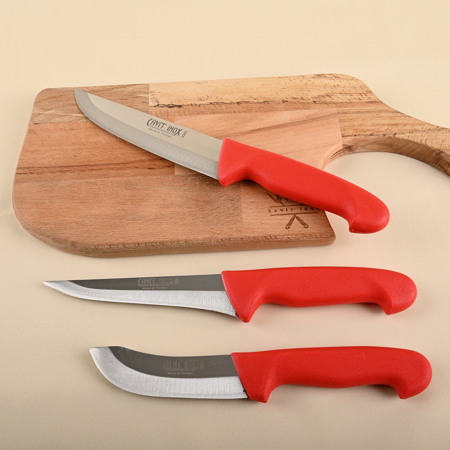 Kurban Seti 3 Parça Plastik Kaymaz Saplı